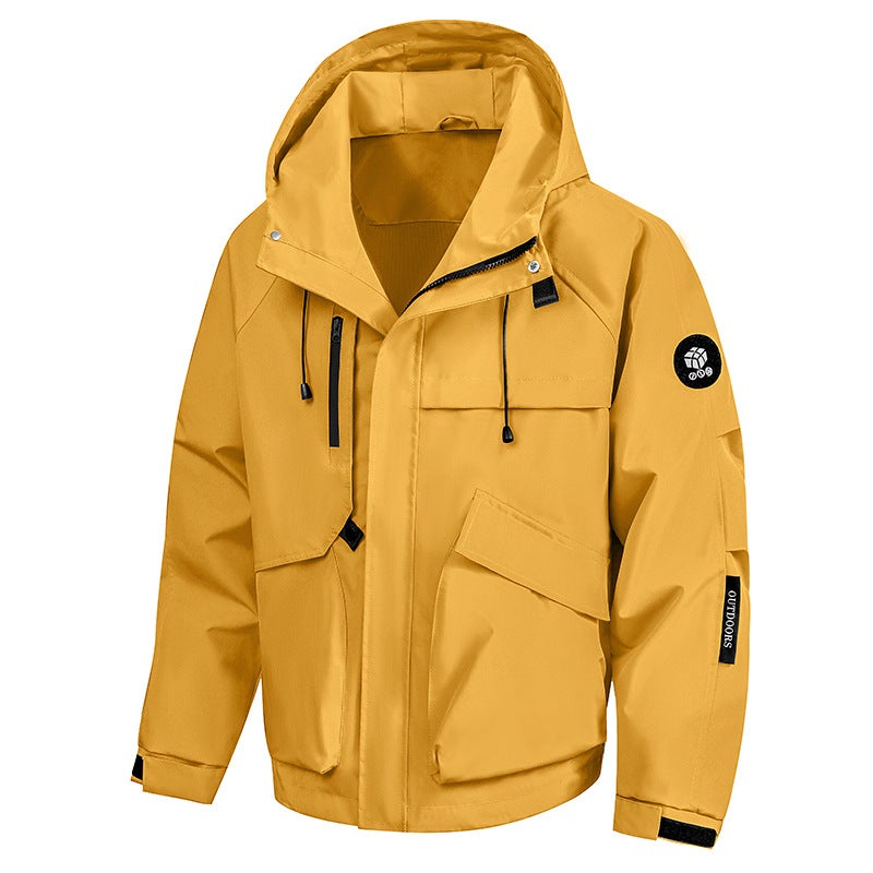 2025 Autumn New Fashionable Jacket Men'S Outerwear Korean Style Trendy Casual Men'S Hooded Jacket - Image 3